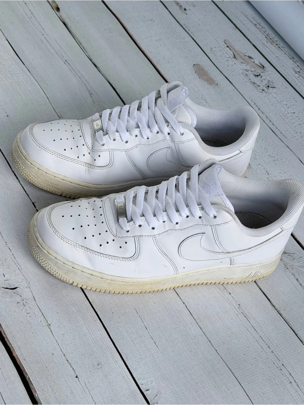 Nike Air Force 1 '07 Low Triple White - Men's Size 11